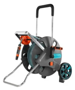 GARDENA - AquaRoll L CleverRoll L Easy Set Slangenwagen - Maximaal 50 Meter - Verstelbare Handgreep -Gardena Tuin Aanbiedingen Winkel 1001x1200