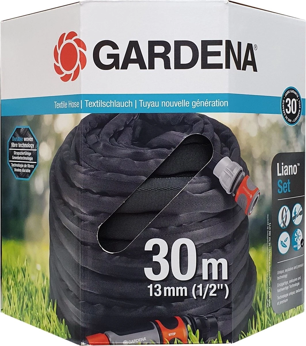 GARDENA - Textielslang Liano™ - Tuinslang - 30 M - 13 Mm 2 GARDENA - Textielslang Liano™ - Tuinslang - 30 M - 13 Mm - Afbeelding 2