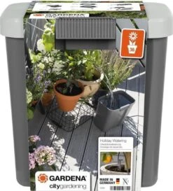 GARDENA Vakantiebewateringsset Duppelsysteem - Geschikt Voor 36 Potplanten - Incl. 9l Vat -Gardena Tuin Aanbiedingen Winkel 1086x1200