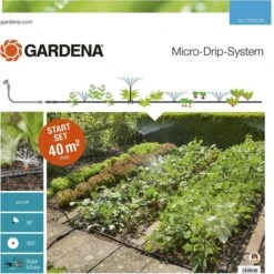 Gardena Tuin Aanbiedingen Winkel 20 GARDENA Micro Drip System Bloembed En Moestuin Startset Druppelsysteem - 25 Meter