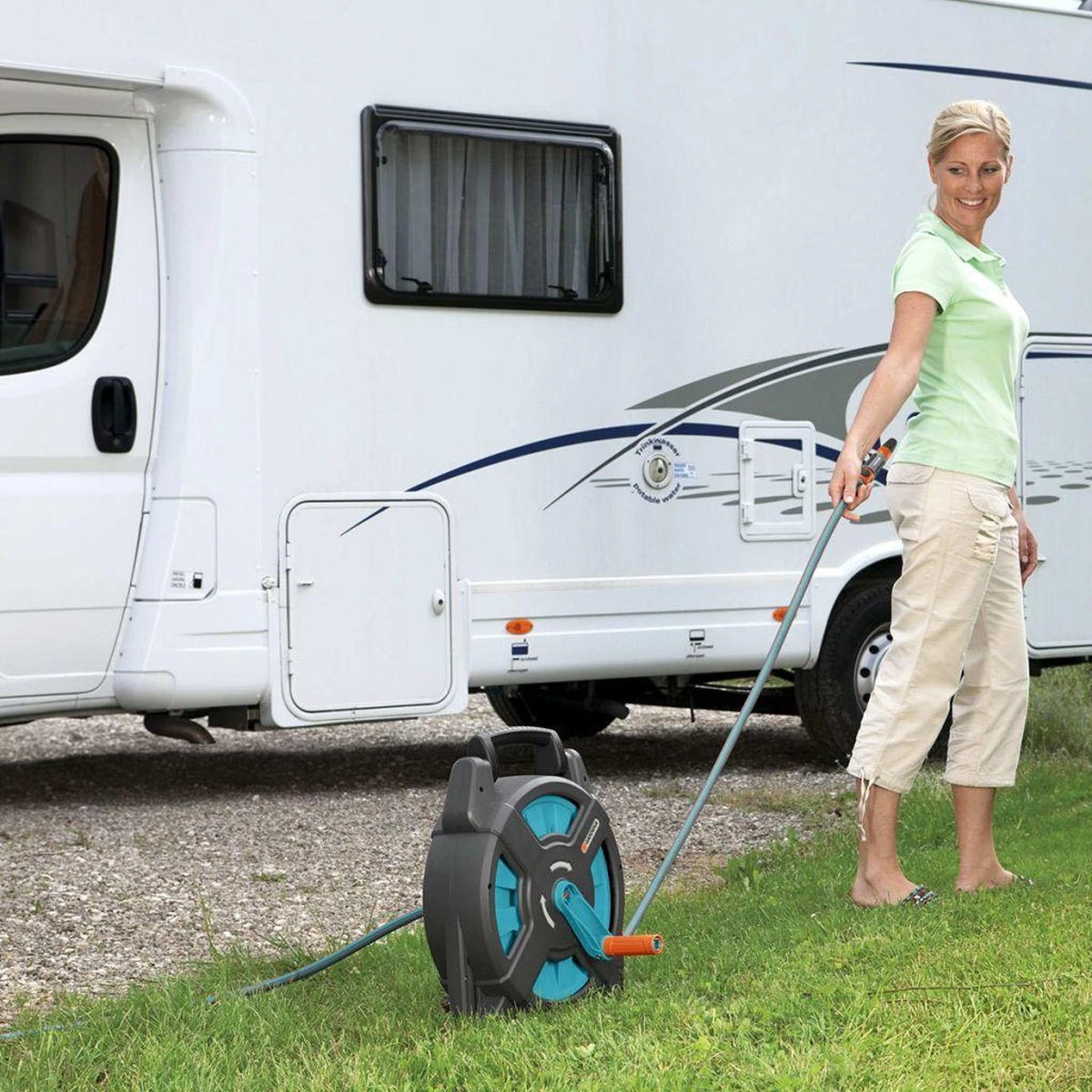 GARDENA - Classic Slangenbox - Compleet Slanghouder - 15 Meter Slang 4 GARDENA - Classic Slangenbox - Compleet Slanghouder - 15 Meter Slang - Afbeelding 4