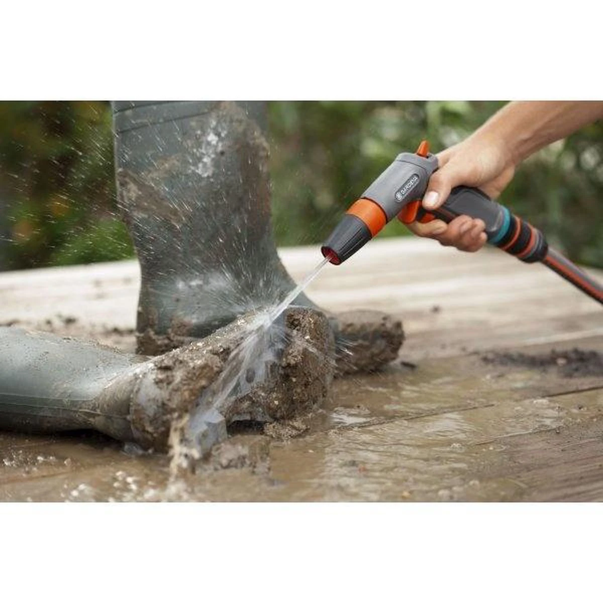 GARDENA - Premium Reinigingssproeier Spuitpistool - Metaal - Voor Reiniging En Bewatering 7 GARDENA - Premium Reinigingssproeier Spuitpistool - Metaal - Voor Reiniging En Bewatering - Afbeelding 7