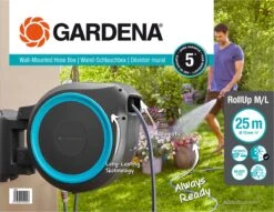 GARDENA - Wandslangenbox - RollUp XL - 35 Meter - Ø 13 Mm -Gardena Tuin Aanbiedingen Winkel 1200x929 4