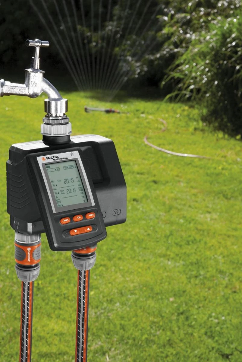 GARDENA Besproeiingsomputer MultiControl Duo - 3 Besproeiingen Per Dag - 1min Tot 3u 59min. 7 GARDENA Besproeiingsomputer MultiControl Duo - 3 Besproeiingen Per Dag - 1min Tot 3u 59min. - Afbeelding 7