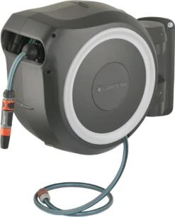 GARDENA - Wandslangenbox RollUp M/L Wit - 25 Meter Slang